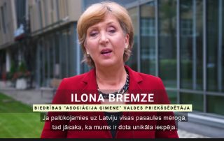 Balsot par ģimeni aicina Ilona Bremze
